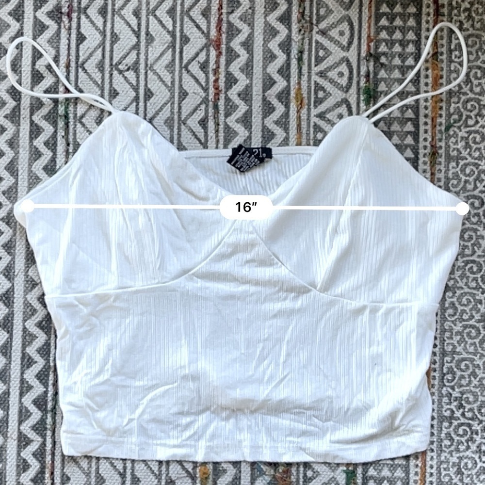 White Rue21 Crop Top Tank - Picture 8 of 8